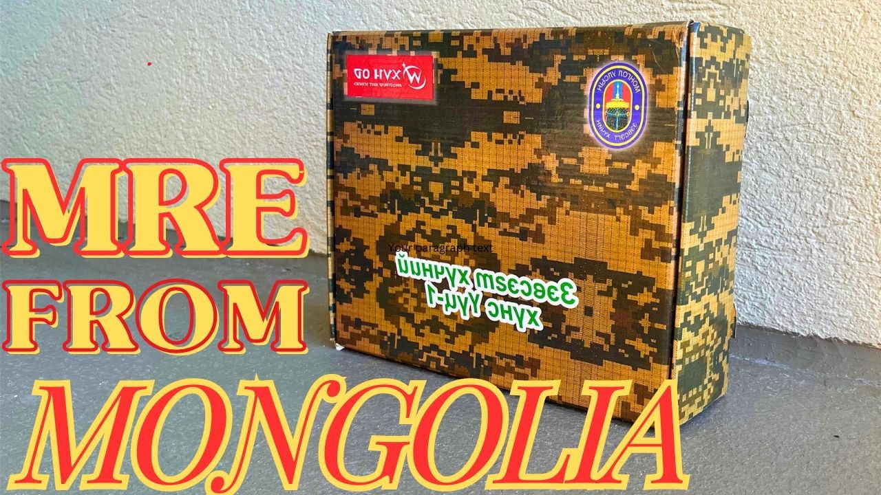 MONGOLIAN 24 HOUR MRE