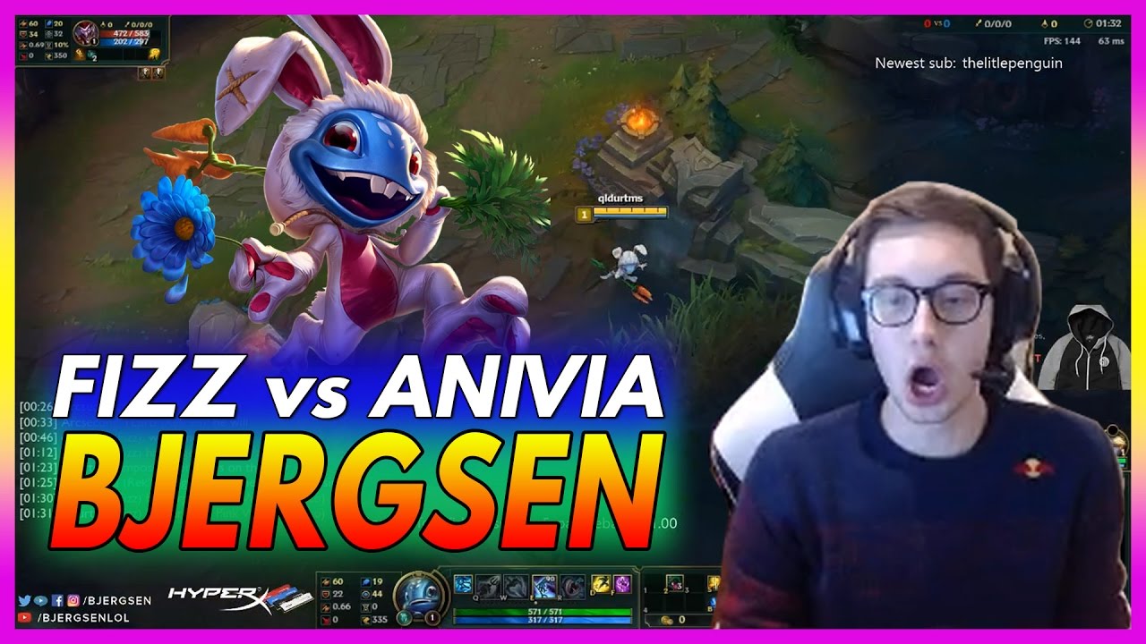 435. Bjergsen Fizz vs Anivia Mid - March 19th, 2017 - Patch 7.5 Season 7