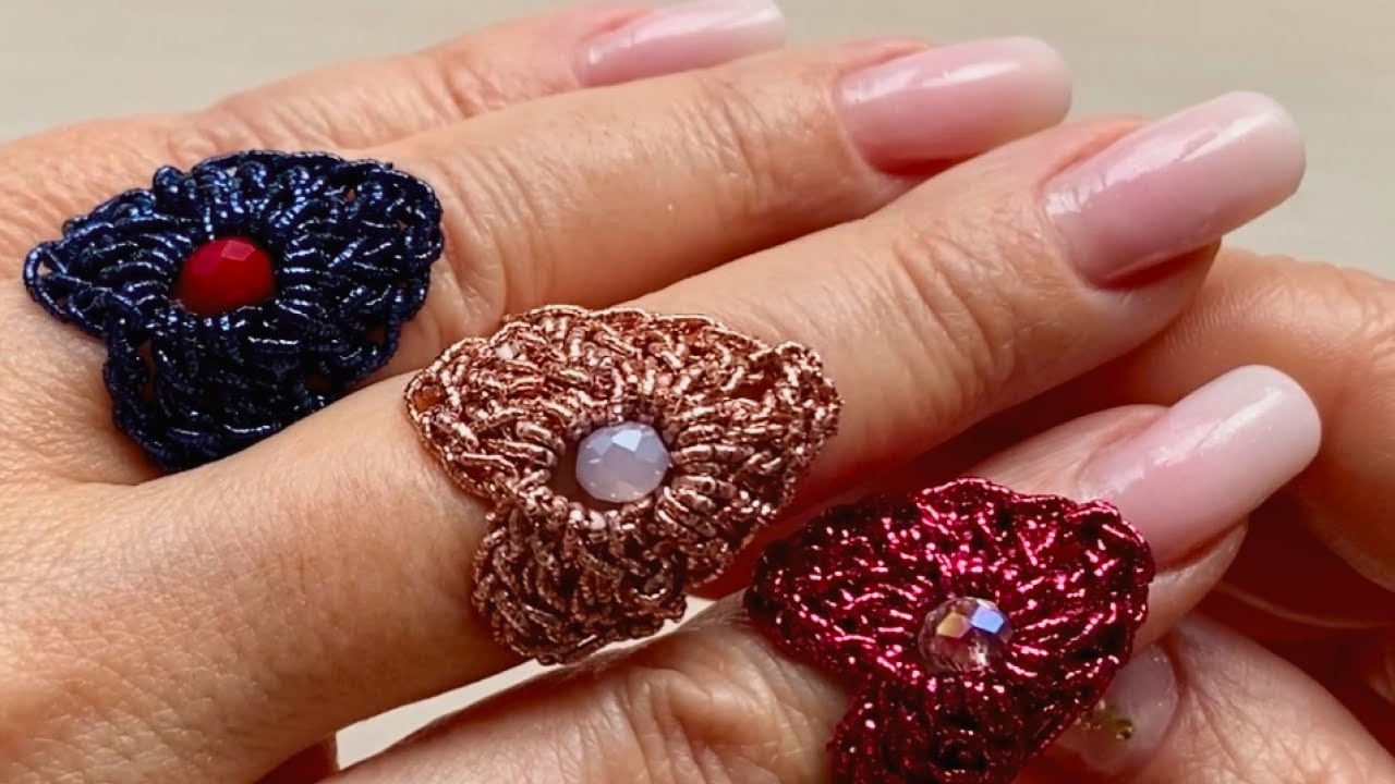 ANILLO CORAZ&Oacute;N SAN VALENT&Iacute;N &mdash;  F&Aacute;CIL, SENCILLO Y ELEGANTE &mdash; BISUTER&Iacute;A MODERNA A CROCHET