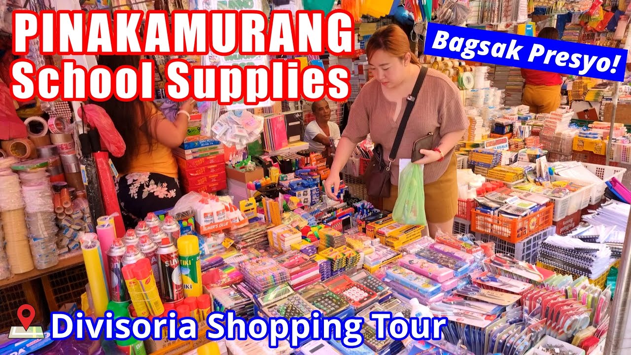 Bagsakan Ng School Supplies Sa Divisoria | Pinakamura Na! Tara, Mag Tour & Price Update Tayo