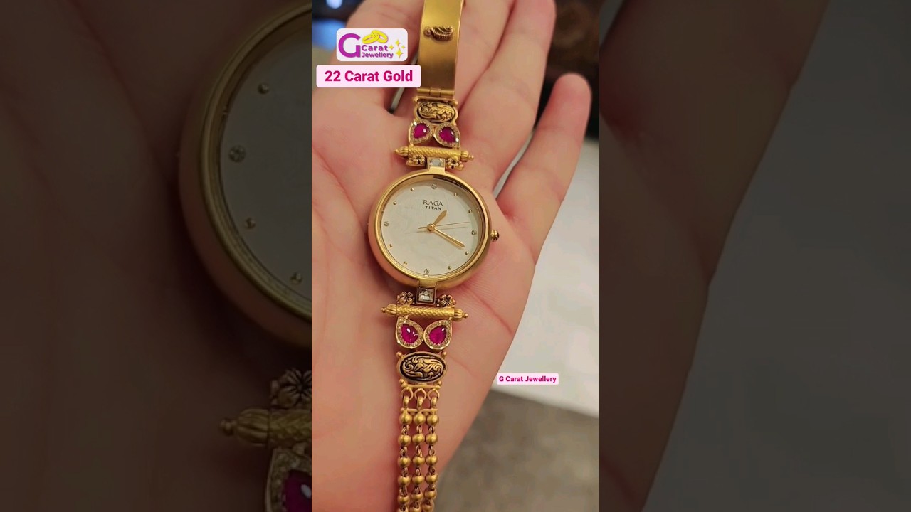 22 Carat Gold Watches Design | Gold Watch ✨😍 #gcaratjewellery #watch