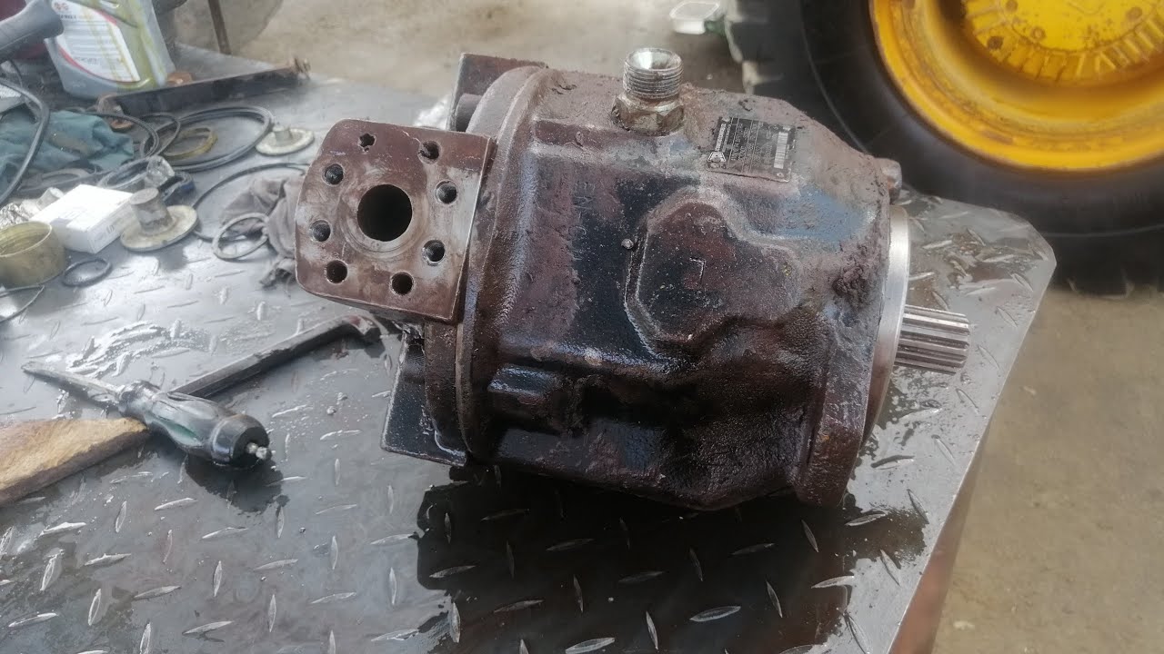 COMO armar CORRECTAMENTE bomba HYDRAULICA de cargador FRONTAL JCB