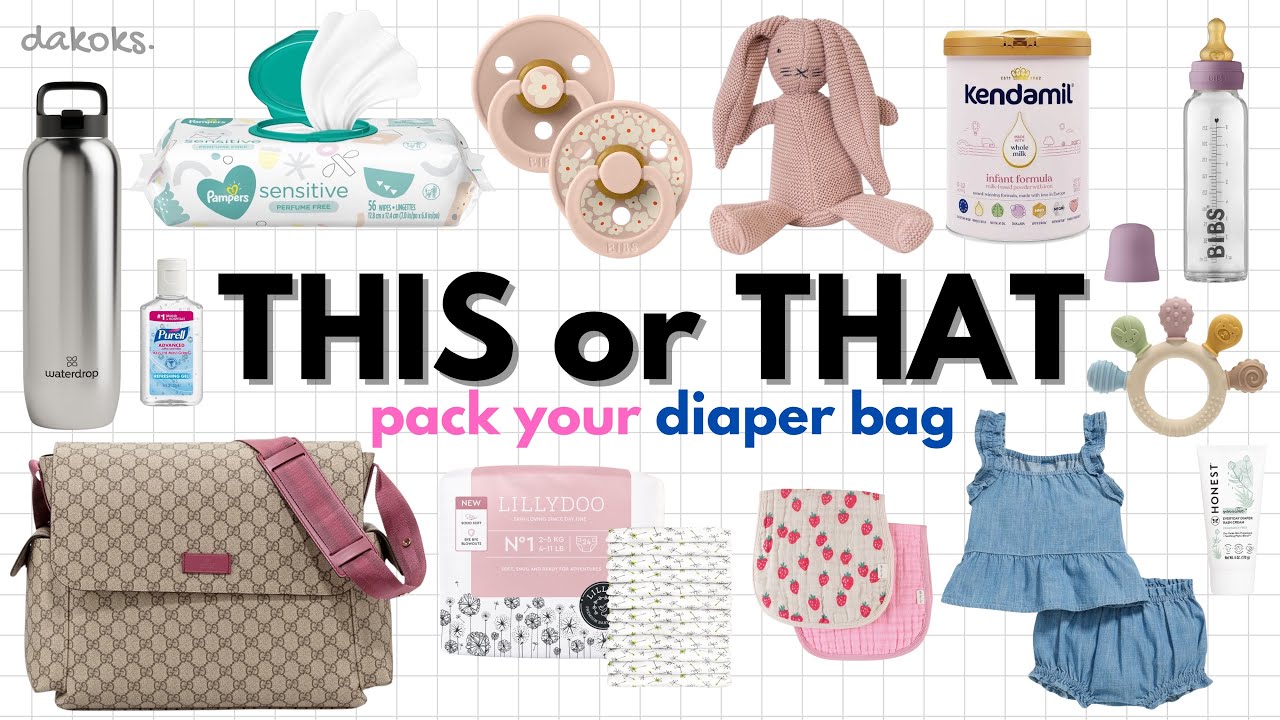 Pack your DREAM Diaper Bag! | THIS OR THAT🍼🩷