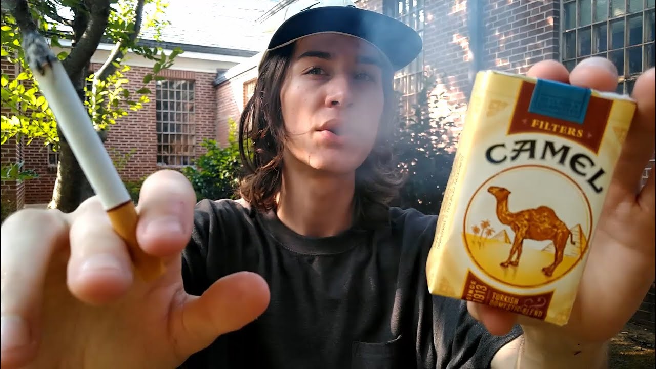 Smoking a Camel Filter Cigarette - Review