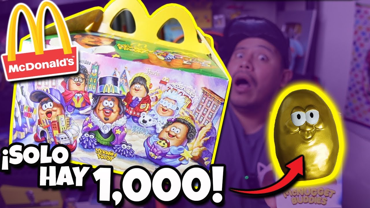 Encontre el Nugget de ORO | Abri 10 McNugget Buddies Kerwin Frost Cajita Feliz Mcdonald´s Mexico