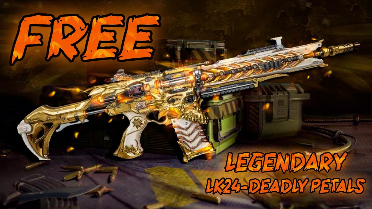 How To Get The FREE Legendary LK24 Deadly Petals | COD MOBILE