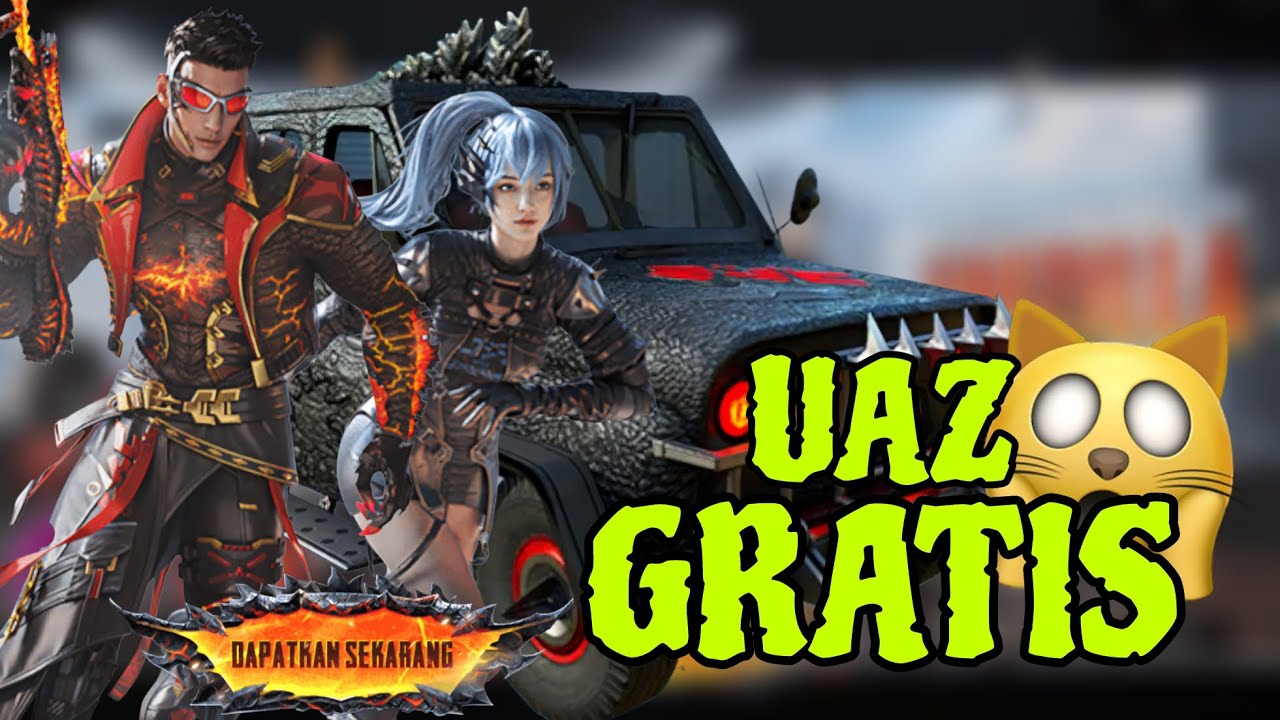 FREE UAZ GODZILLA⁉️🙀AUTO GACHA SAMPAI 150X GUYS‼️🥳 GACHA LUCKY SPIN GODZILLA TERBARU‼️🔥 PUBG MOBILE