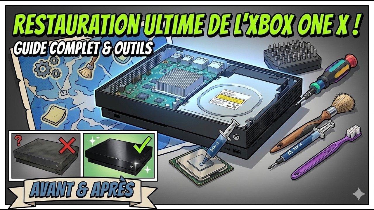 JE RETAPE CETTE XBOX ONE ONE X A ENVIRON 7,50 EUROS