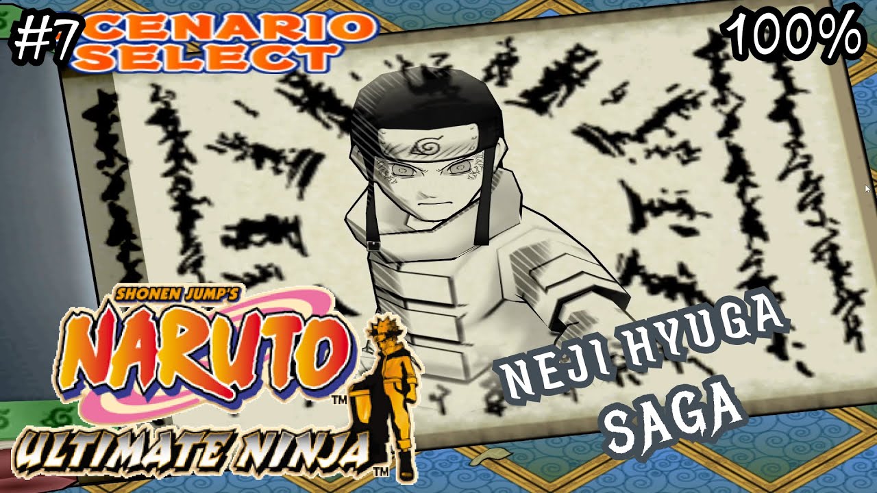 Naruto Ultimate Ninja PS2 - Walkthrough 100% - Scenario - NEJI HYUGA - HARD - #7