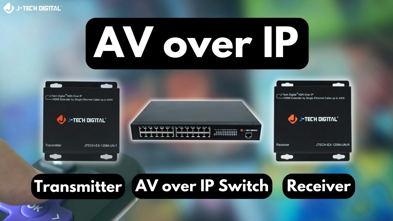 AV Over IP Switch with Transmitter And Receiver Product Overview