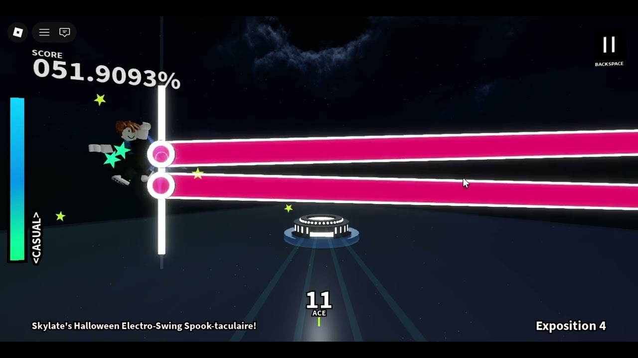 playing the Ro beats collab in this amazing game called project rusher