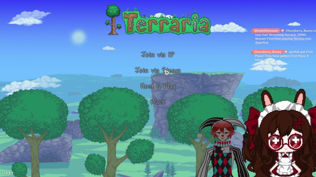 200th Stream! First time playing Terraria feat. Gorflak