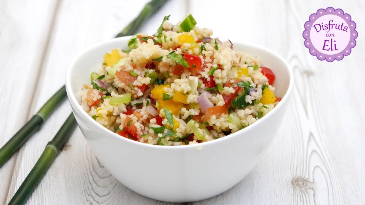 Ensalada de cous cous / fácil, sana y sabrosa
