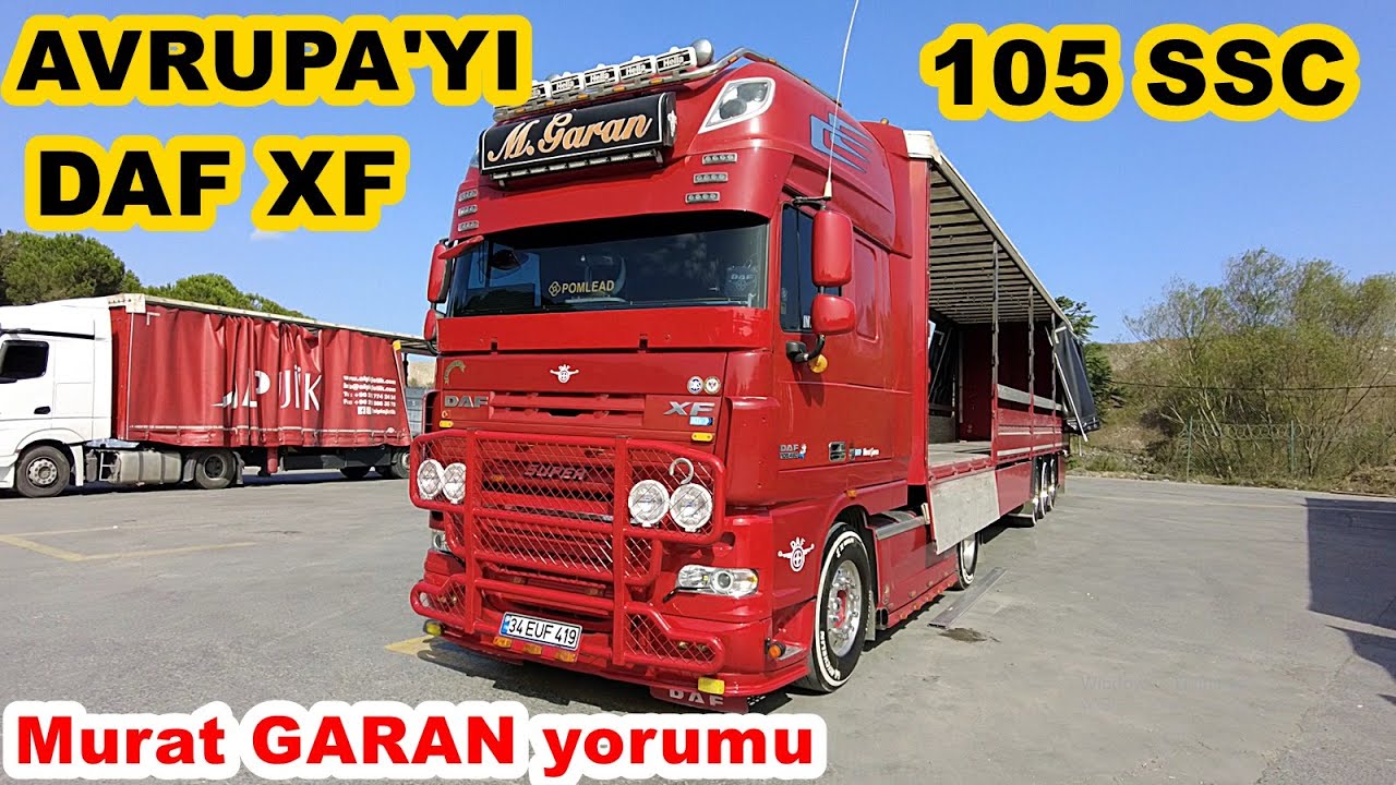DAF XF 105 / 460 SUPER SPACE CAB . ETİKETÇİ TIR'CI