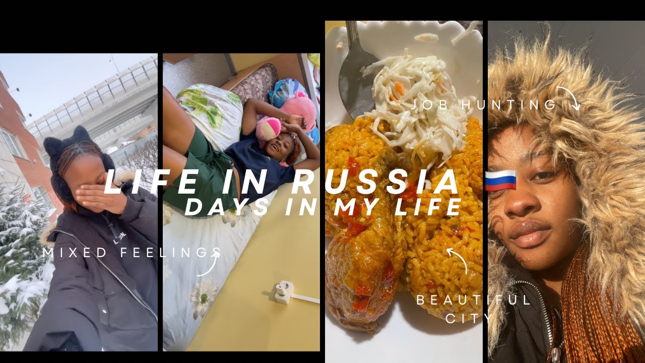 DAYS IN MY LIFE IN RUSSIA 🇷🇺:JOB HUNTING|RANTS #lifeinrussia #winter #internationalstudents