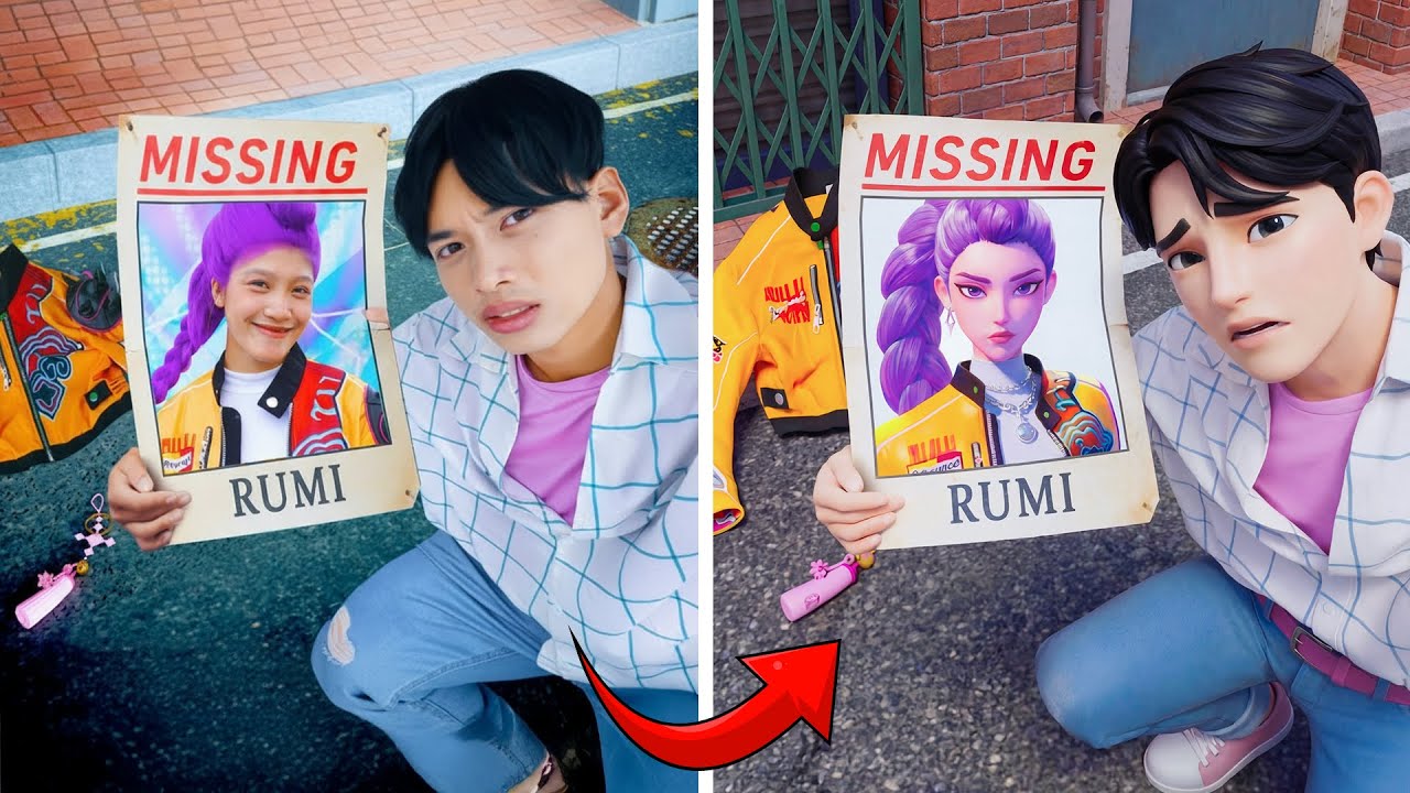 Rumiが行方不明！？ - 「GOLDEN」HUNTR/X | KPOP Demon Hunters（パロディ）