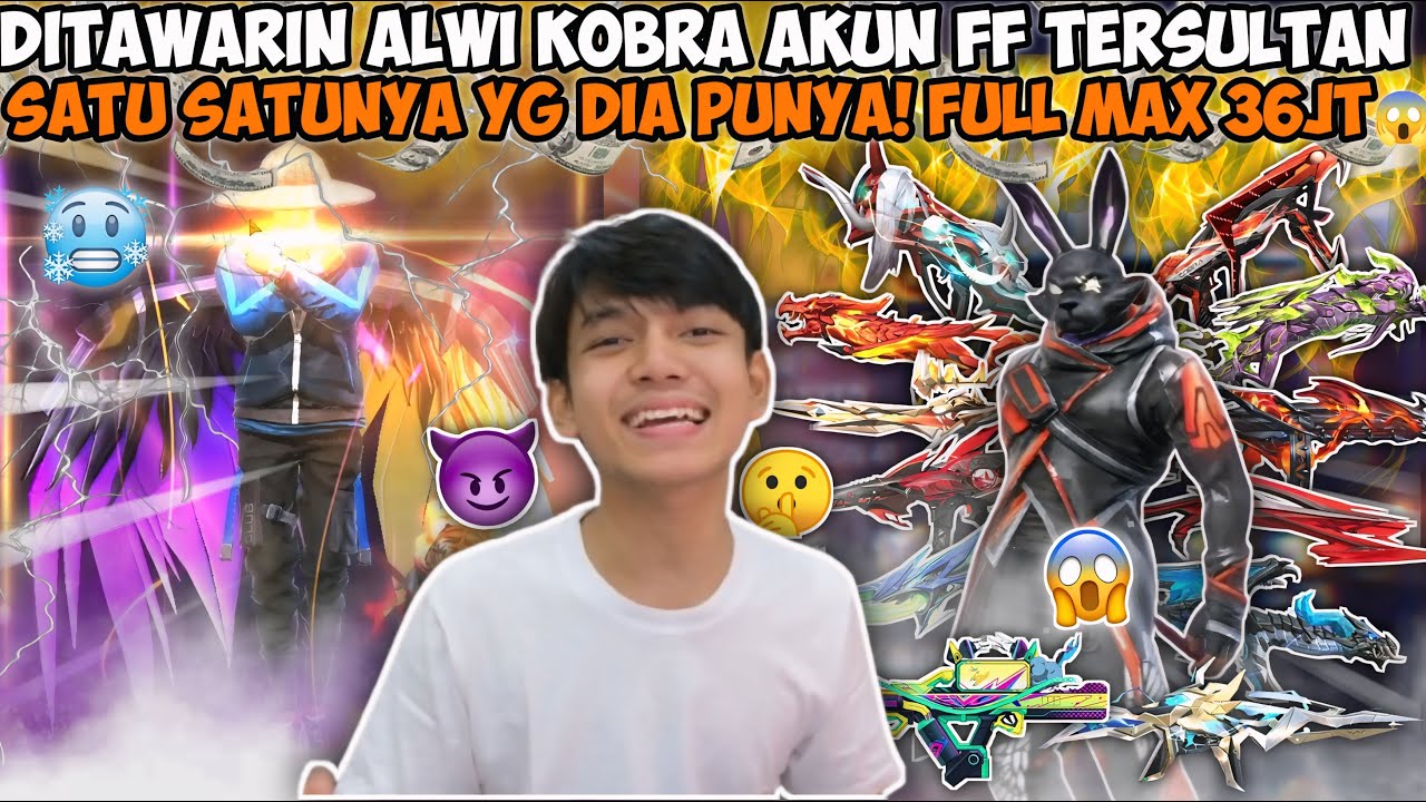 SULTAN ALWI KOBRA TURUN TANGAN BUAT NAWARIN AKUN FF SULTAN TERBAIK! FULL EVO GUN MAX 36JT😱