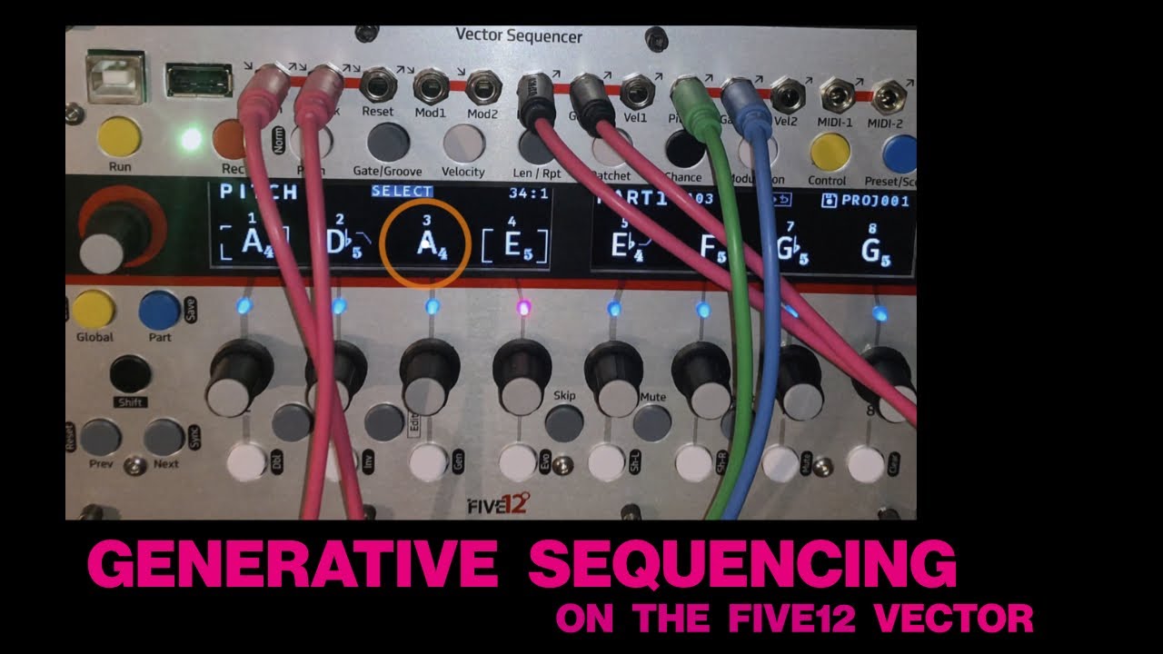 Generative sequencing on the Five12 Vector