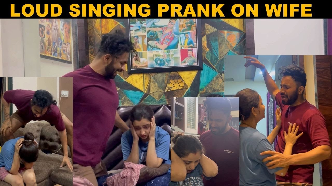LOUD SINGING PRANK ON WIFE | VJ PAWAN SINGH