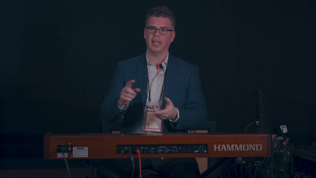 NAMM 2020: Джим Альфредсон на Hammond B-3X