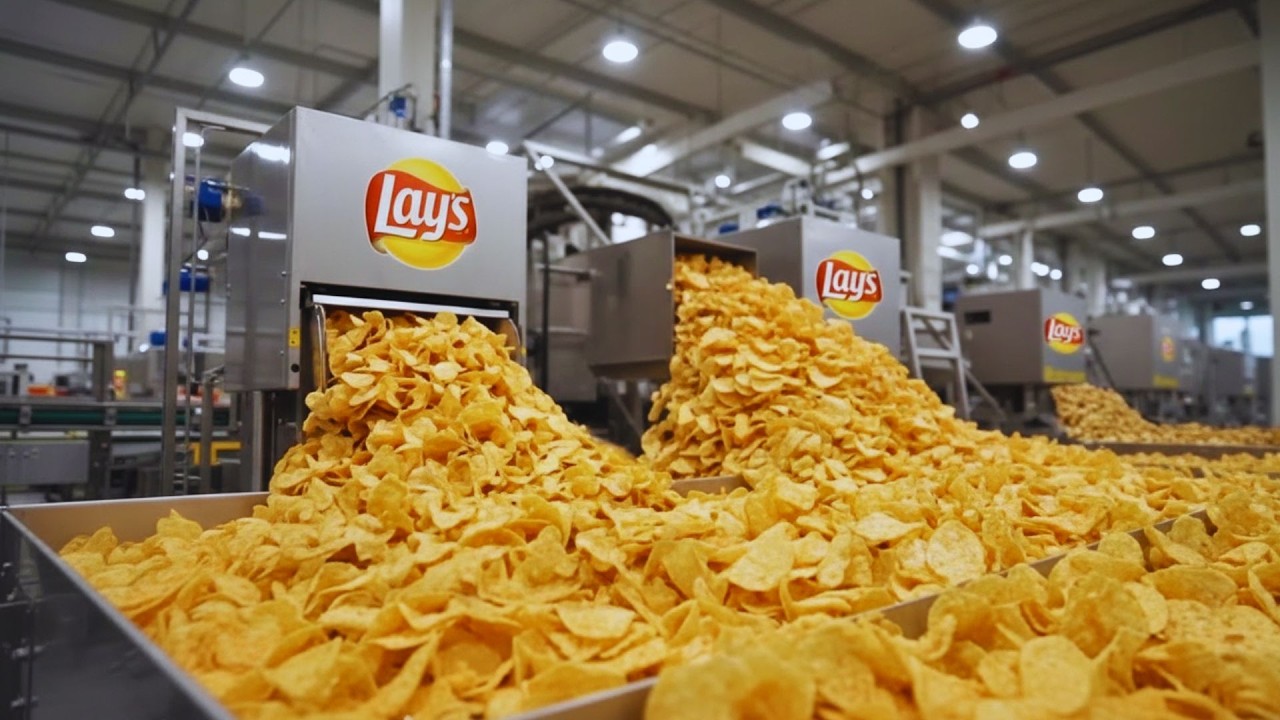 Inside Lay’s Factory: The Shocking Process of Making Potato Chips”