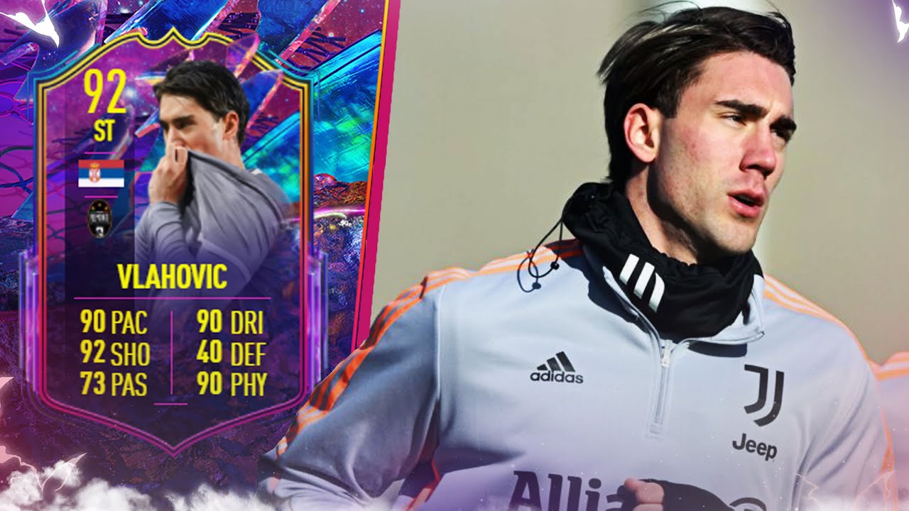 THE BEST STRIKER IN FIFA 22?! 😲 92 Future Stars Du&scaron;an Vlahović Player Review! FIFA 22 Ultimate Team