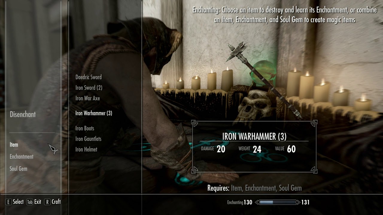 Skyrim Mod SE: IA92's Enchanter's Ring (PS4/XBOX1)