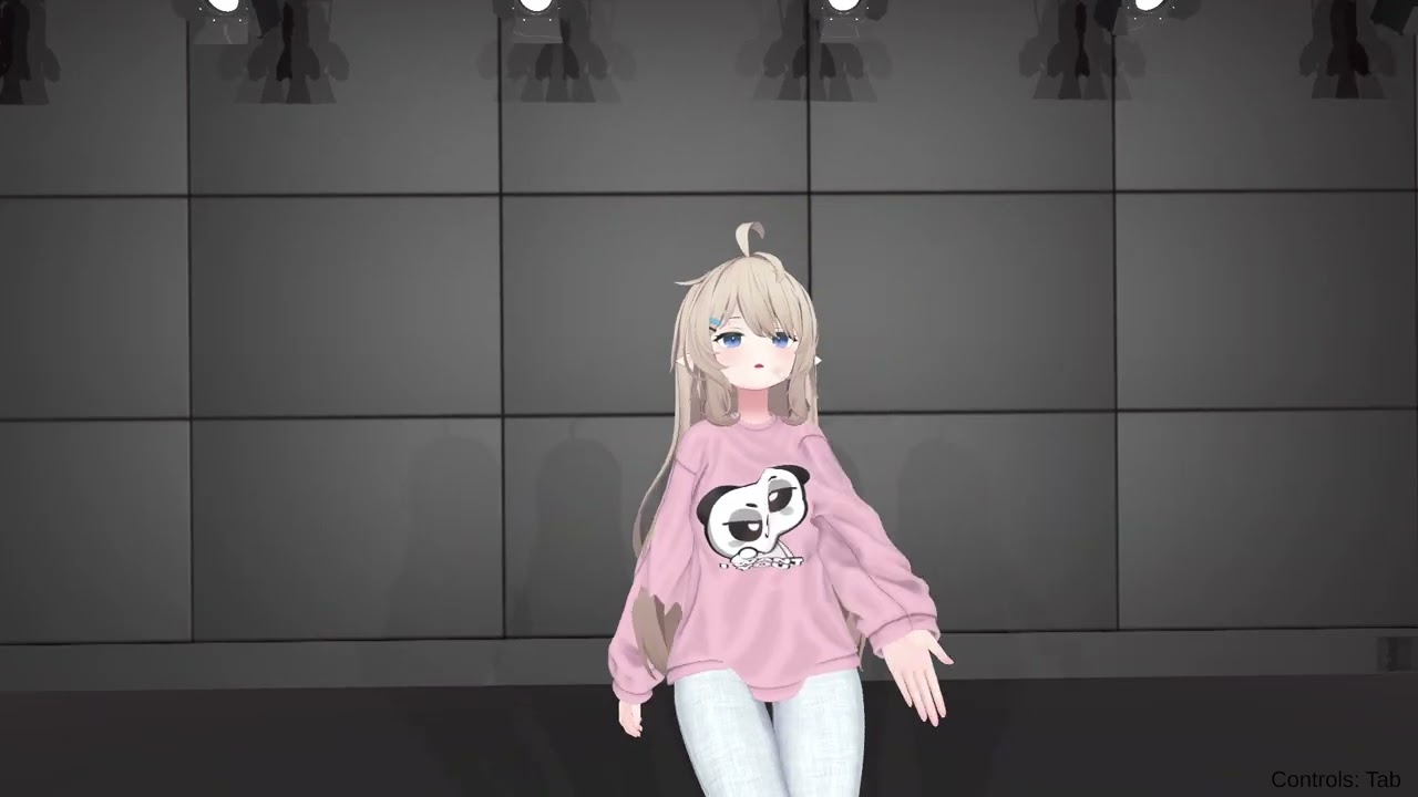 VRChat MMD 플레이 해 보았다-Ah-Choo