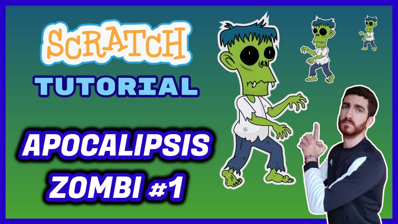 Cómo hacer un JUEGO 2D de DISPAROS #1 | Apocalipsis Zombi | Shooter - Tutorial Scratch 3.0 español