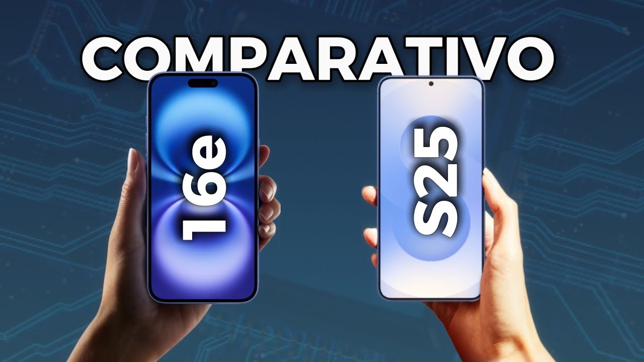 SAMSUNG S25 5G X IPHONE 16E | Qual compacto é 