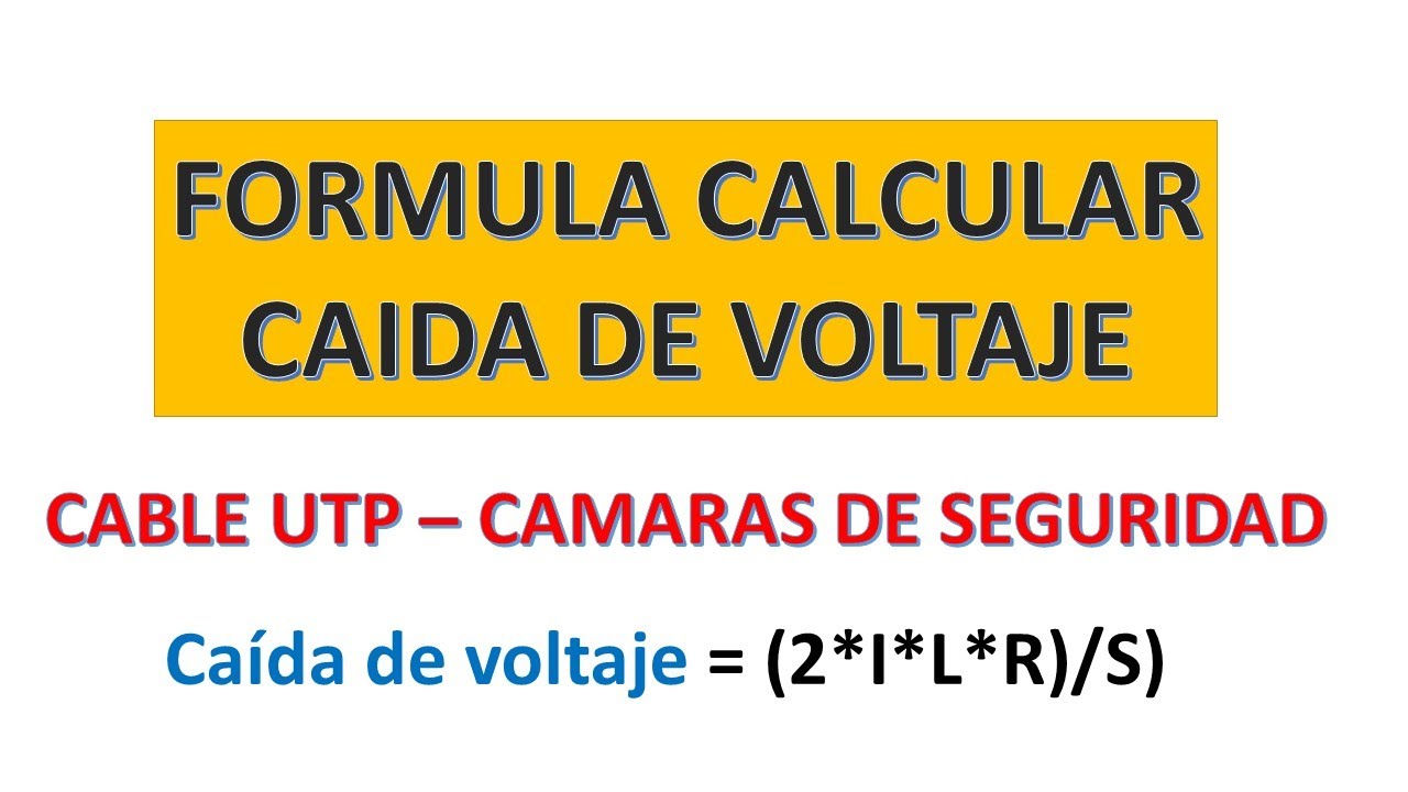 Caída de Voltaje en CCTV