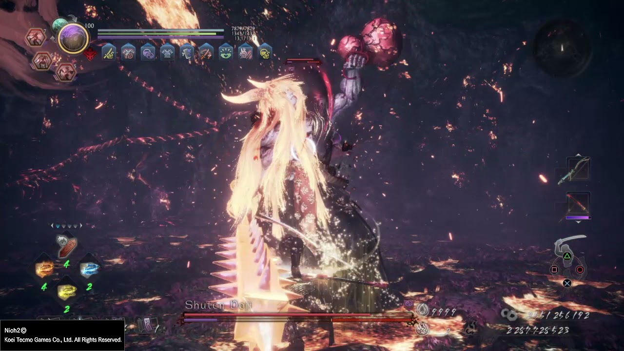 Nioh 2 - Shuten Doji F22 depths