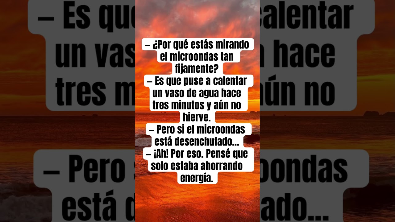 El misterio del microondas ecológico. 🔌🤔💧  