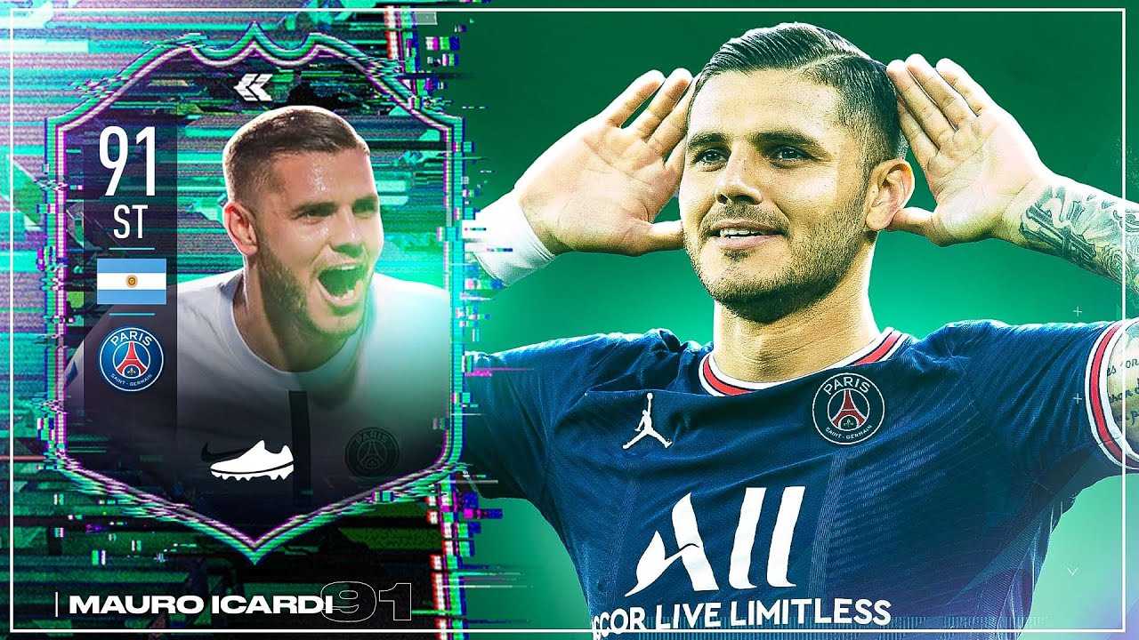 INSANE UPGRADES! 91 FLASHBACK ICARDI PLAYER REVIEW! - FIFA 22 ULTIMATE TEAM!