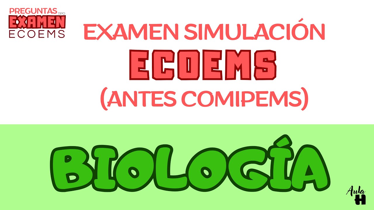 EXAMEN ECOEMS Biología ⭐️#ecoems #comipems #cursoecoems #cursocomipems #biologia