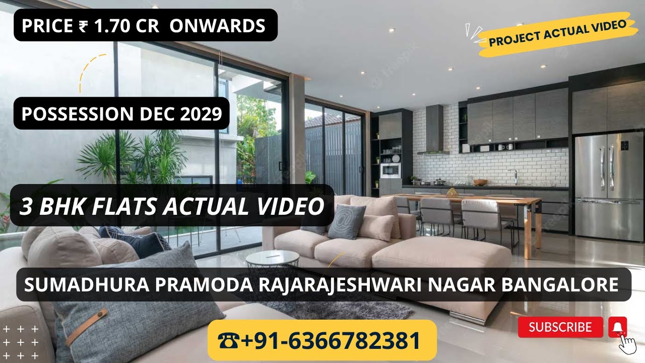 Sumadhura Pramoda |☎+91-8792740337 | 3 BHK Flats For Sale In  Rajarajeshwari Nagar Bangalore #3bhk