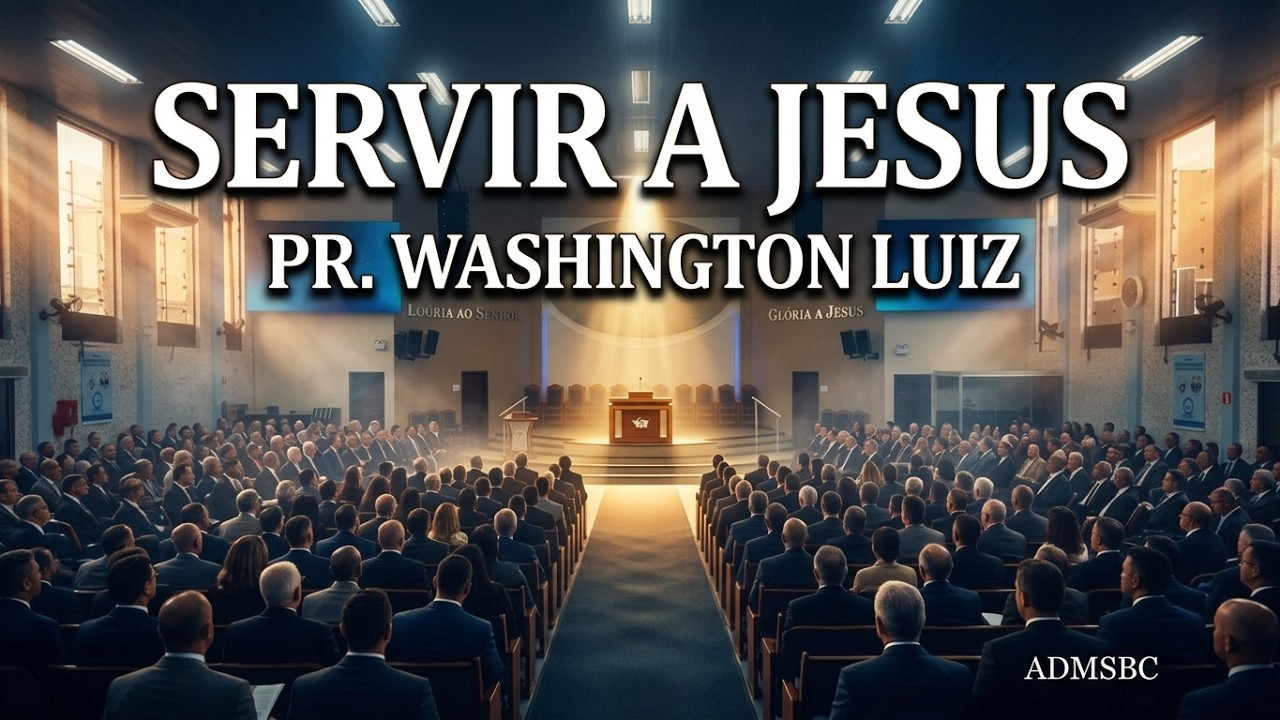 Servir a Jesus - Hino 147. Pr Washington Luiz  Reunião Geral de Obreiros