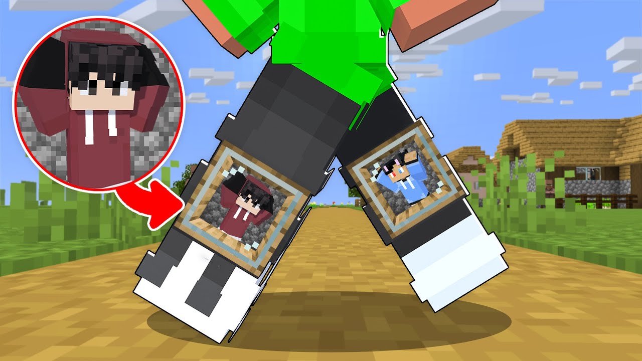 WE'RE TRAPPED IN My Friend's FOOT IN MINECRAFT! (tagalog)