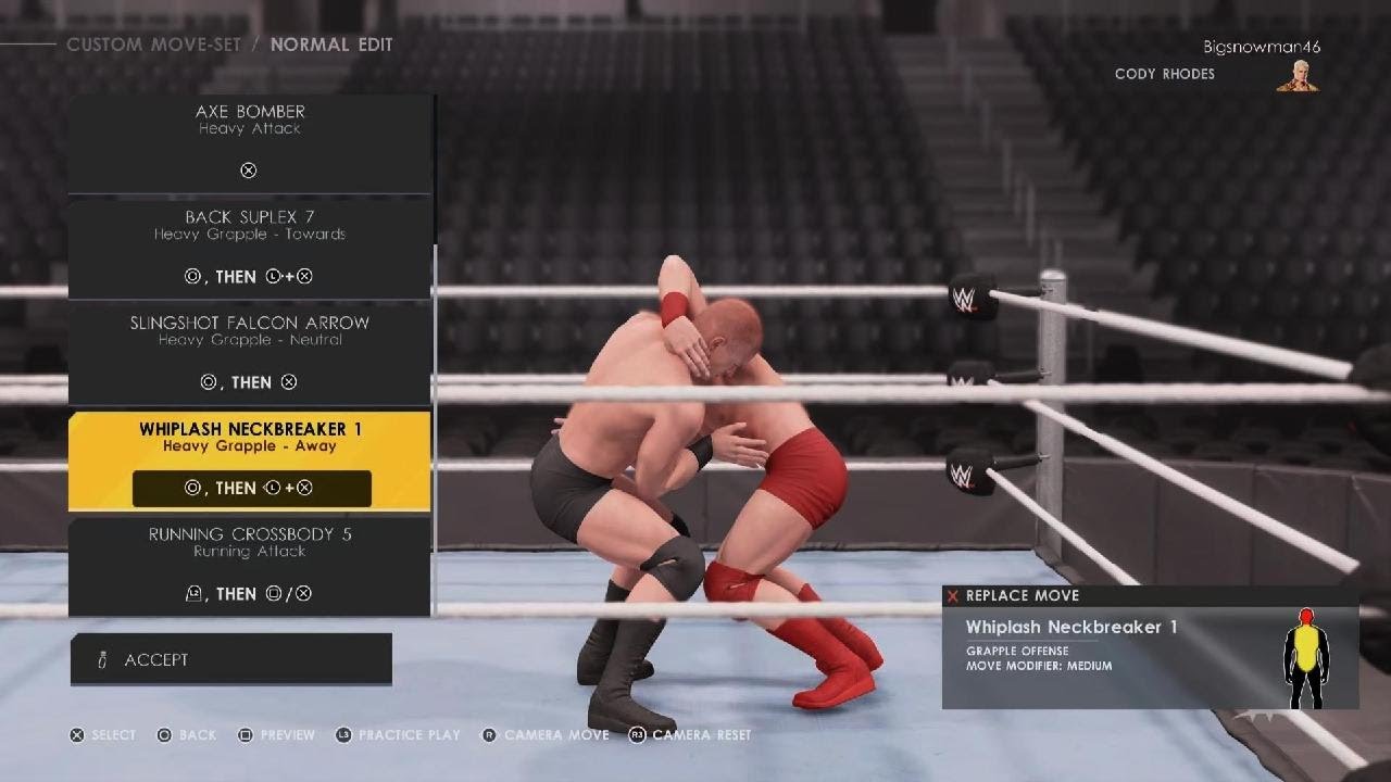 WWE 2K22,Cody Rhodes, moveset,gameplay & sliders!