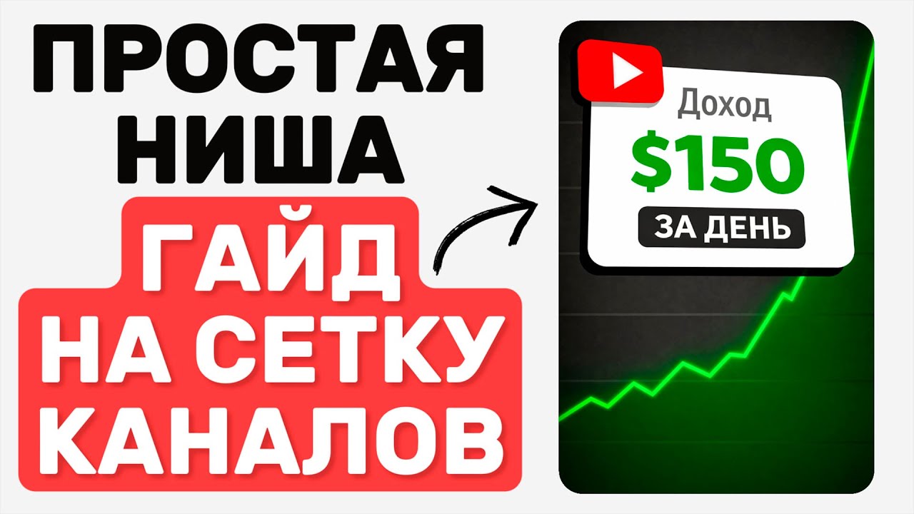 ГАЙД НА ПРОСТУЮ НИШУ ДЛЯ АМЕРИКАНСКОГО ЮТУБА + СОЗДАНИЕ СЕТКИ ДОХОДНЫХ КАНАЛОВ