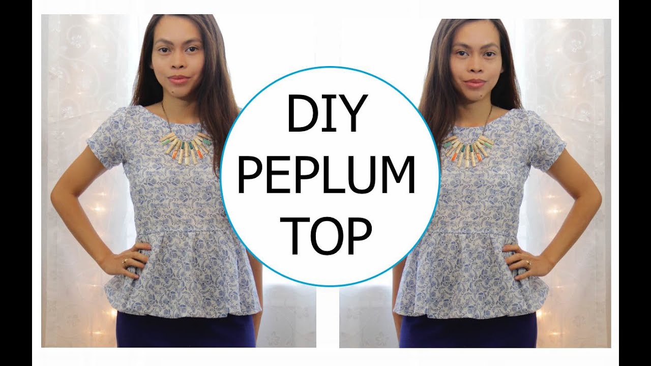 How to sew a Peplum Top