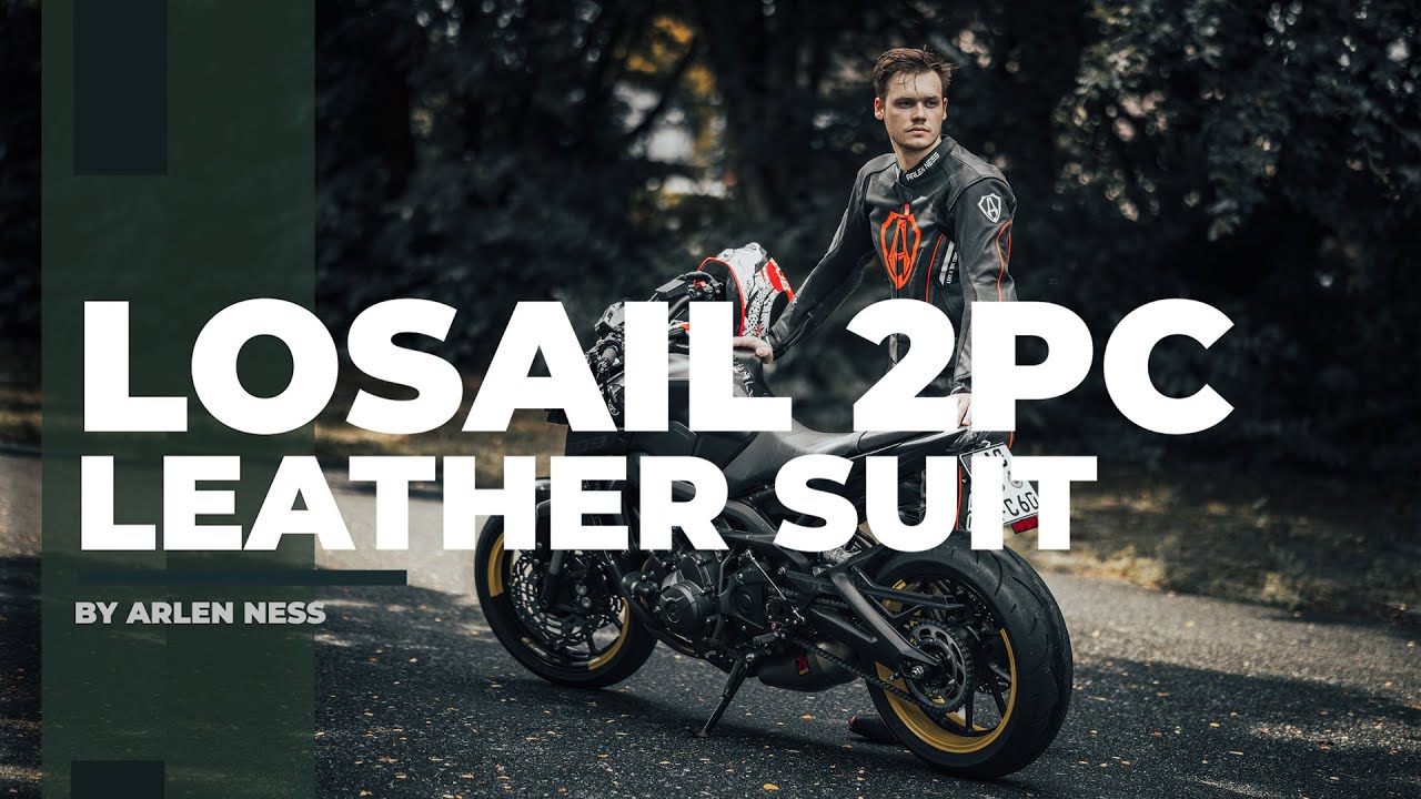 Arlen Ness Losail Two Piece Motorcycle Leather Suit