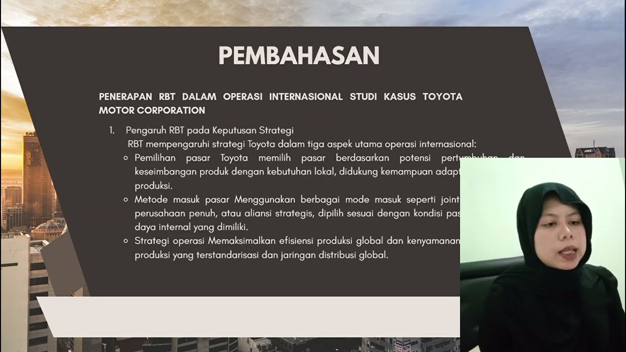 Pentingnya Resource Base Theory Dalam Konteks Manajemen Operasi Internasional