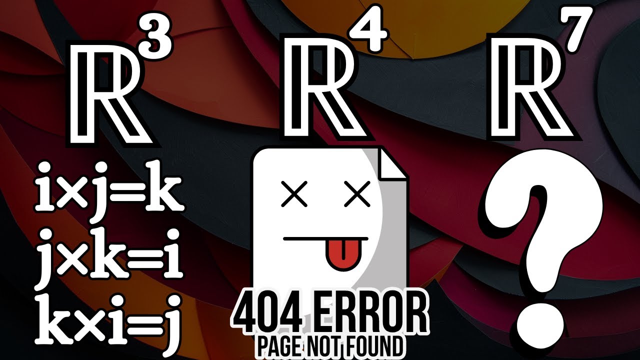 почему не существует четырехмерного векторного произведения.