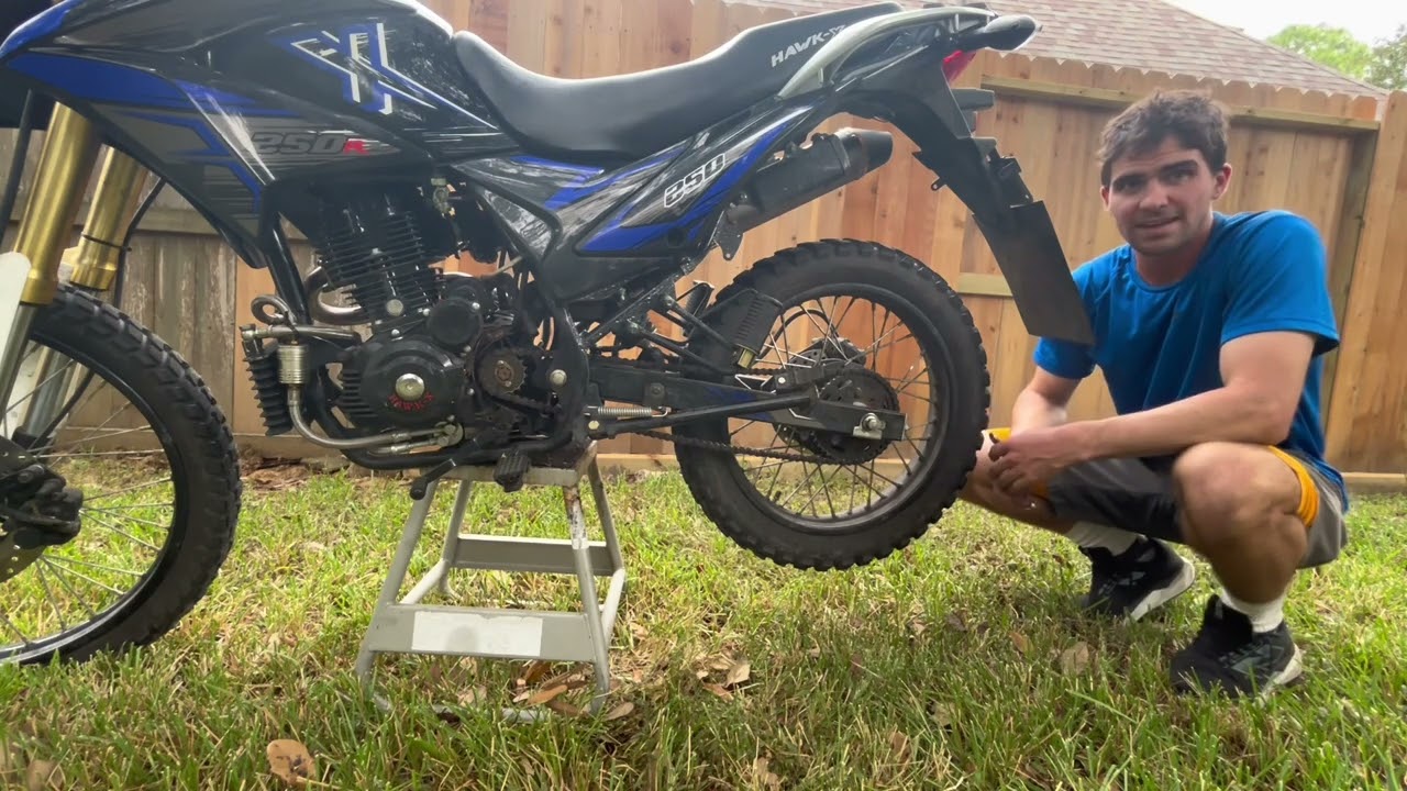 2024 Hawk 250X Chain Adjustment