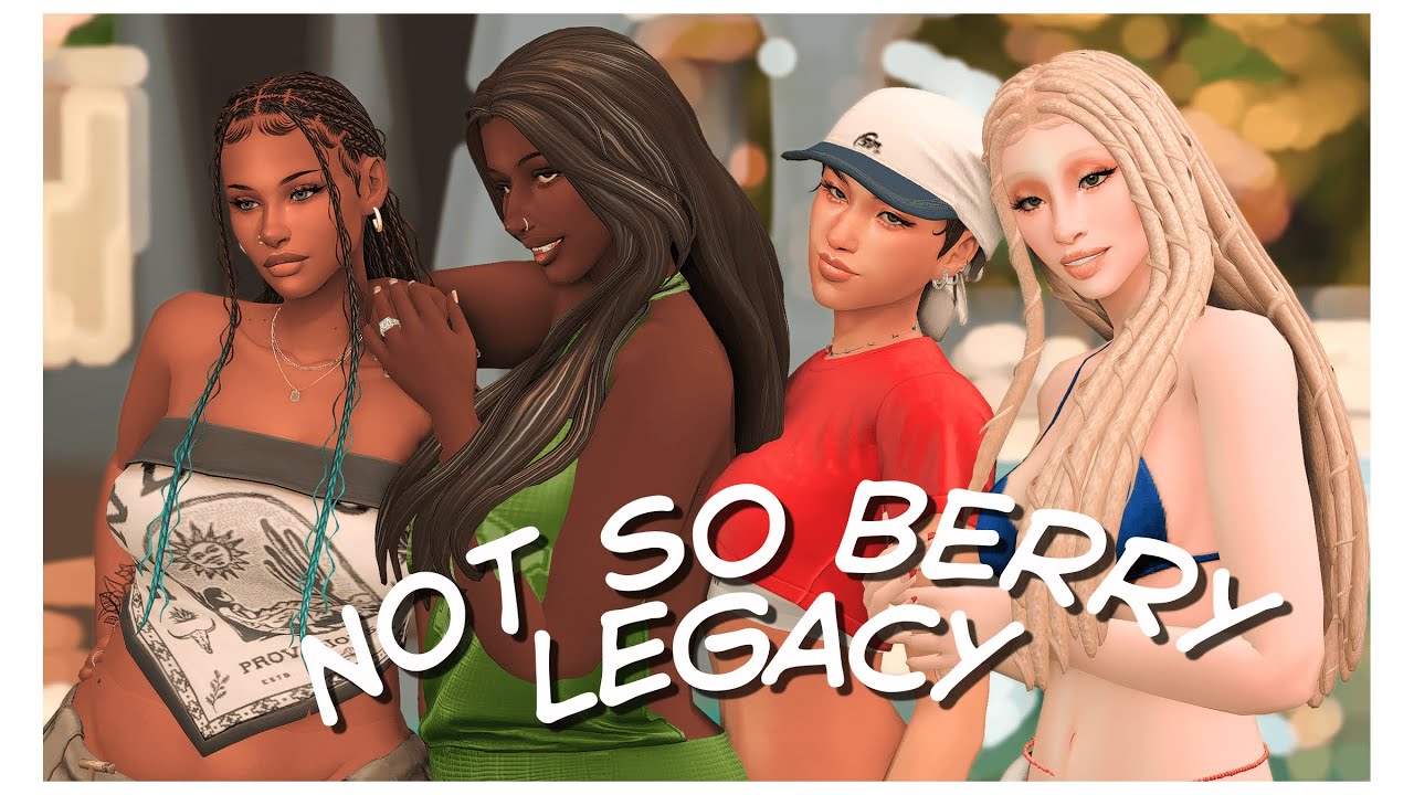 not so berry legacy: girls trip to sulani!! PART 2 | sims 4 live stream