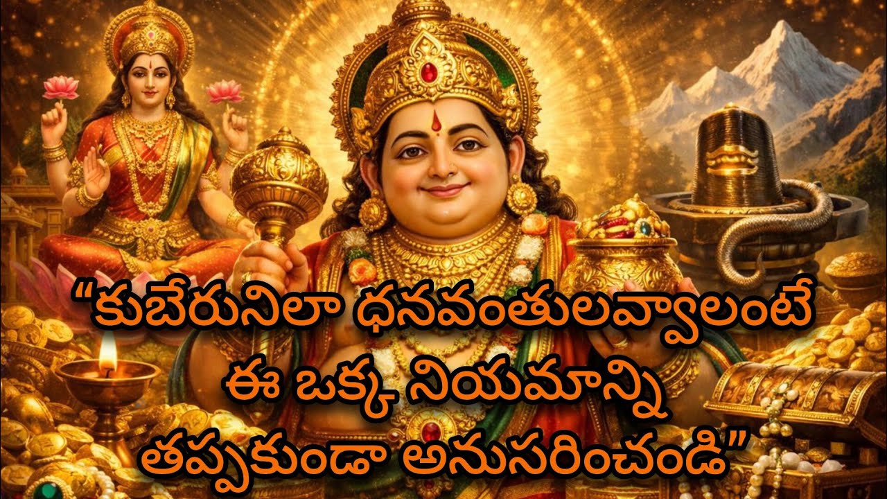 కుబేరునిలా ధనవంతులవ్వాలంటే ఈ ఒక్క నియమాన్ని తప్పకుండా అనుసరించండి