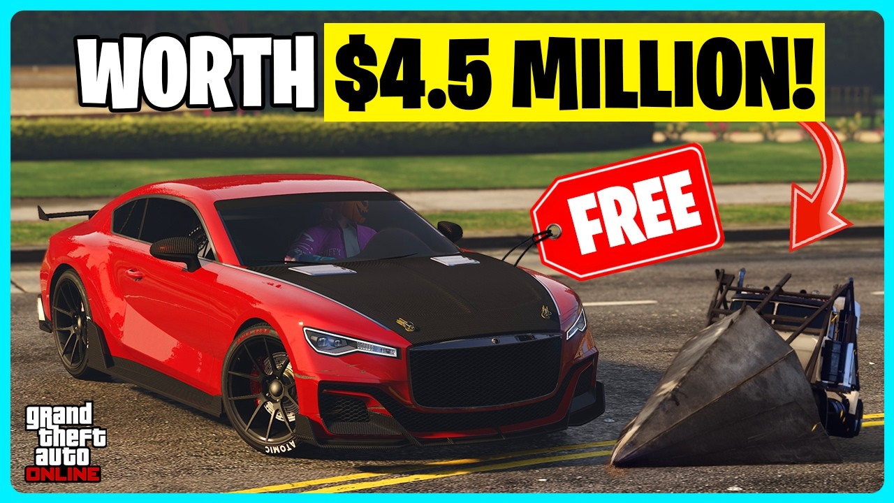 В GTA Online вы получите две бесплатные машины общей стоимостью 4,5 миллиона долларов!