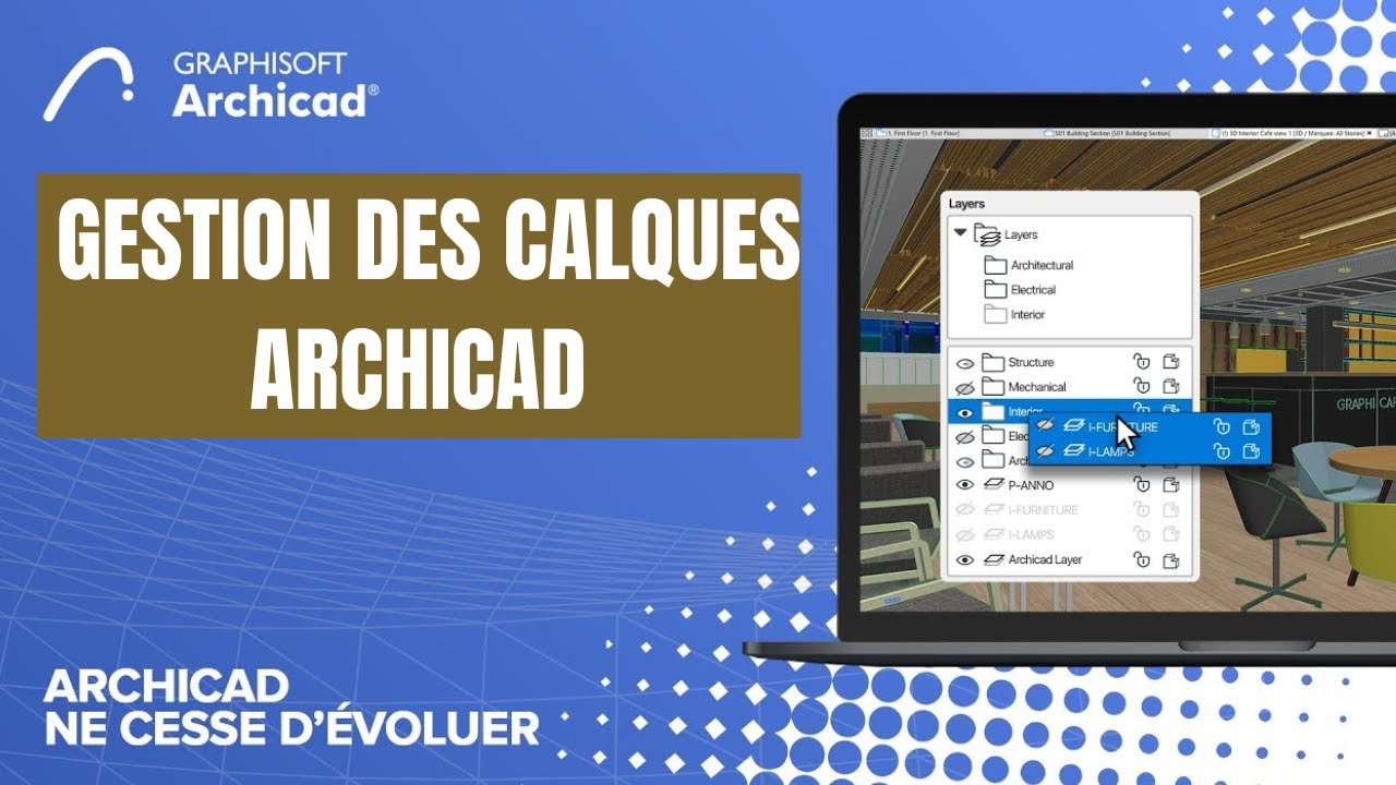 ArchiCAD tutorial  : Gestion de Calque