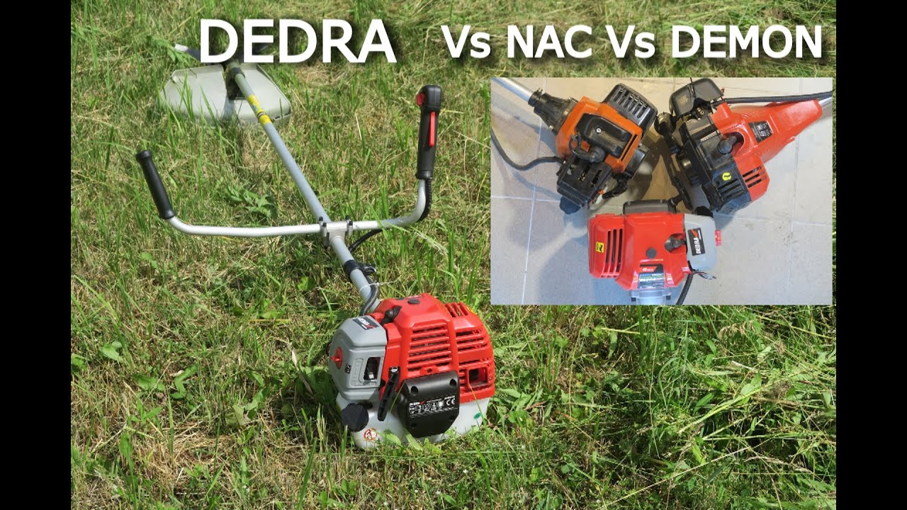 Kosa spalinowa DEDRA DED8714 43cc, vs Nac vs Demon -TEST- Koszenie trawy. Recenzja